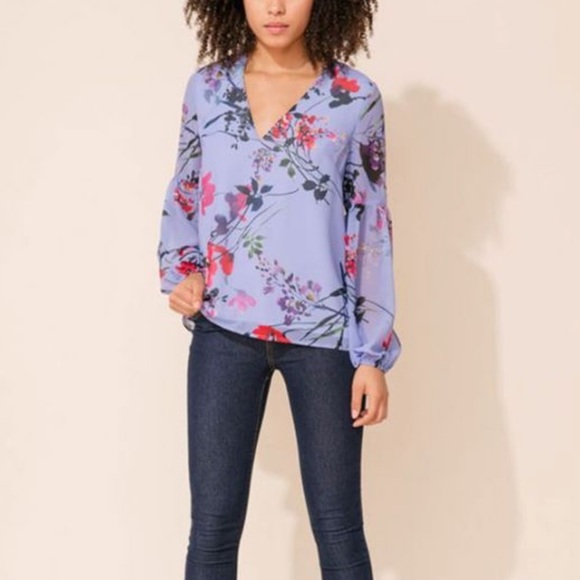 Yumi Kim Tops - Yumi Kim Printed Floral Blouse Sz XS EUC